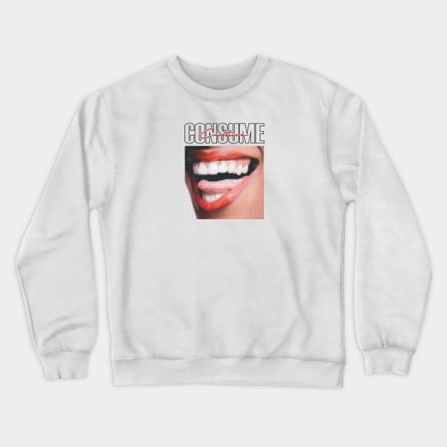 Consume culture light Crewneck Sweatshirt by fm_artz